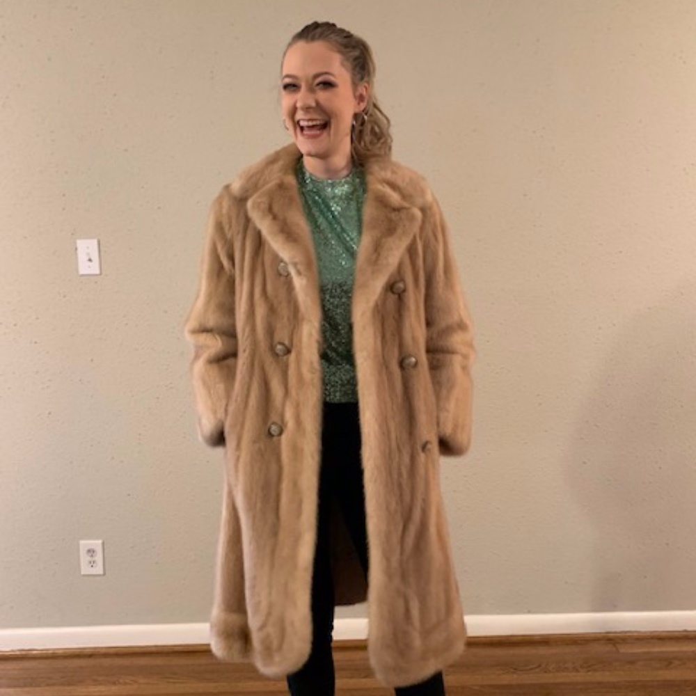 Aladino Stefani Vintage Mink Fur coat-- Tourmaline mink coat